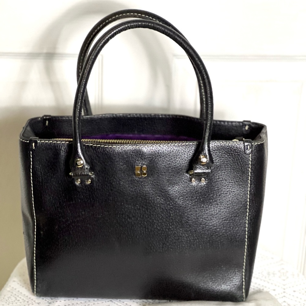 KATE SPADE💥VINTAGE~Classic💥Black Leather Shoulder Bag